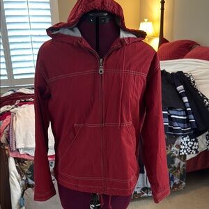 Old Navy Red Hooded Jacket